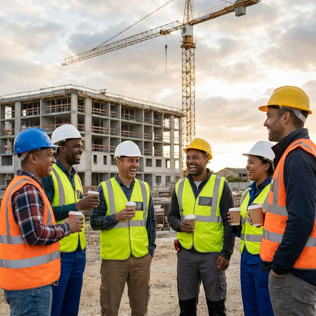 Skilled workers team